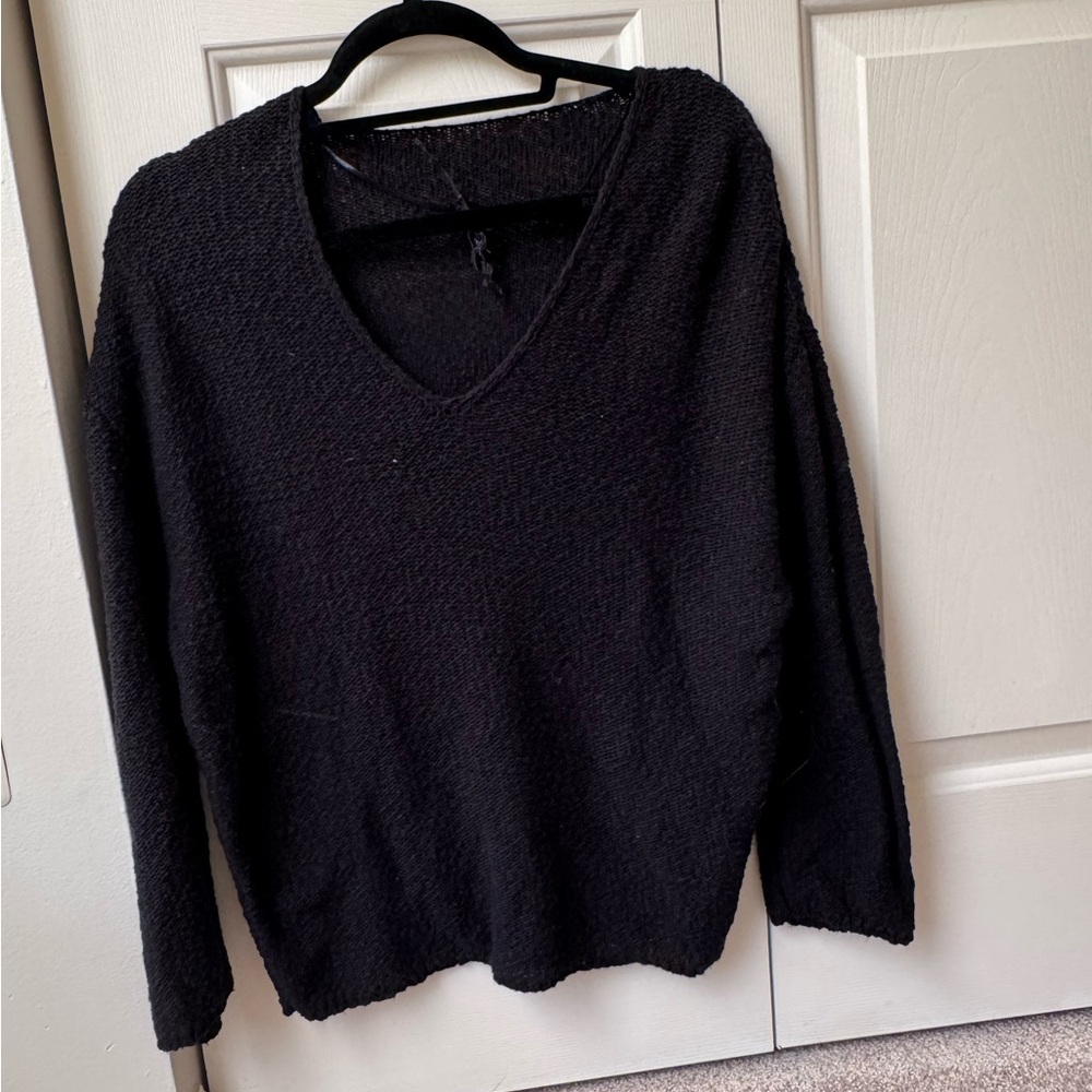 Urban Outfitters Black V-Neck Sweater